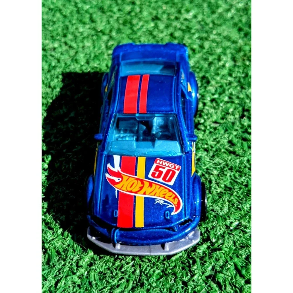 2017 Hot Wheels 2005 Ford Mustang Blue HW Race Team 280/365 #K17 EUC